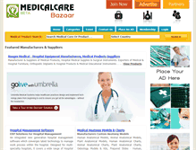 Tablet Screenshot of medicalcarebazaar.com